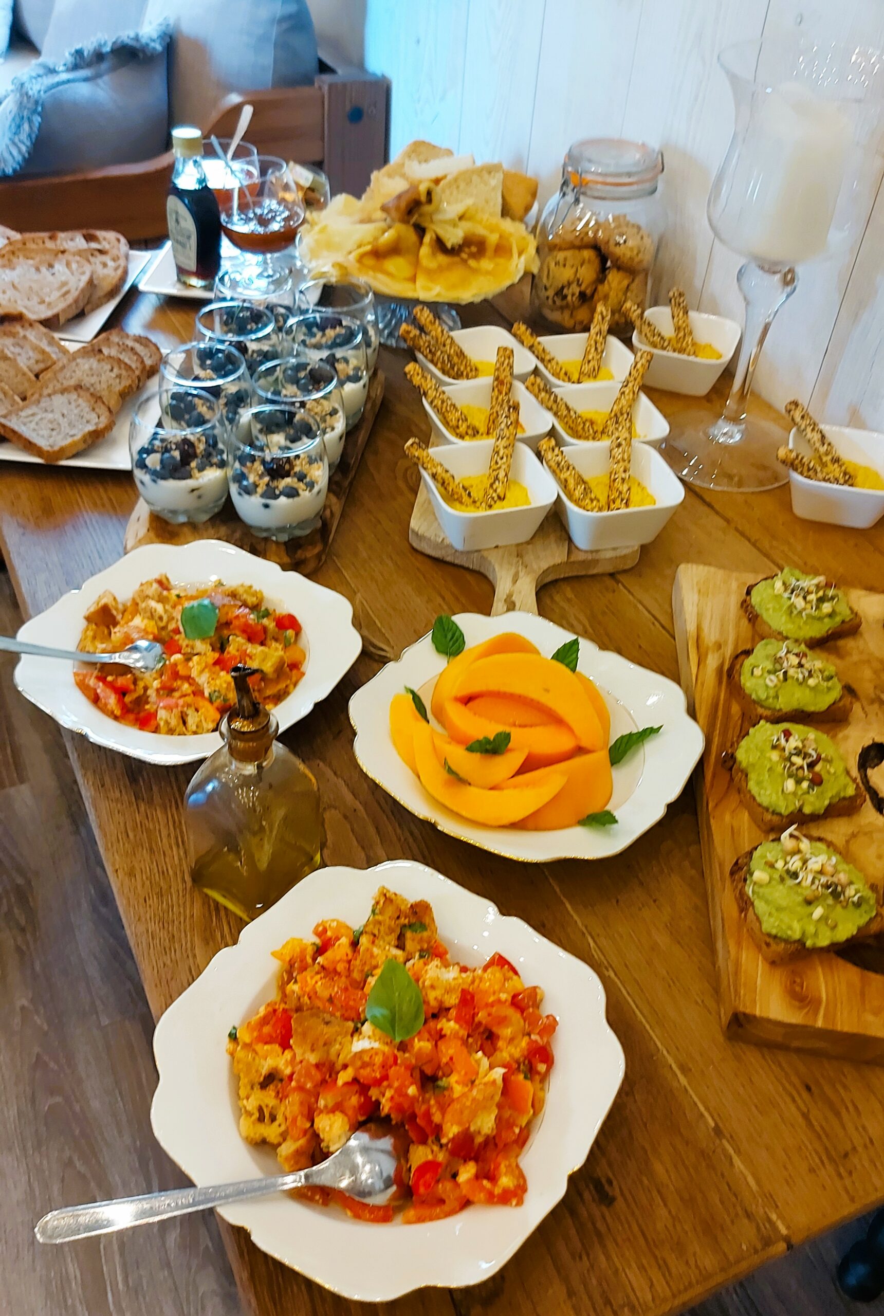 Un brunch gouramand et coloré, sain, délicieux pour nos retraites et évenements bien être près de Dax dans les Landes
